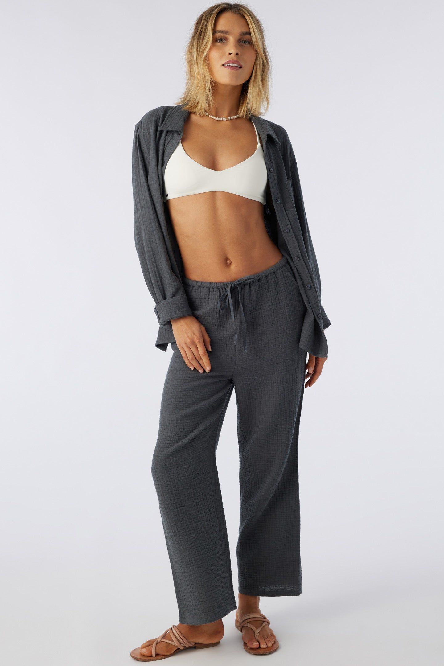 BRENDA DOUBLE GAUZE PANTS sold by O'Neill product image thumbnail 7