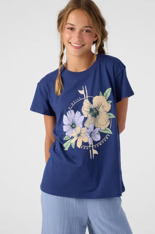GIRL'S SURF FLOWER TEE sold by O'Neill