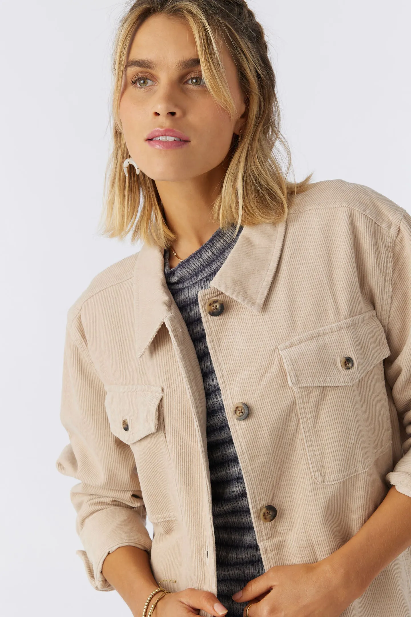 TIDAL CORDUROY BUTTON-UP JACKET sold by O'Neill product image thumbnail 3