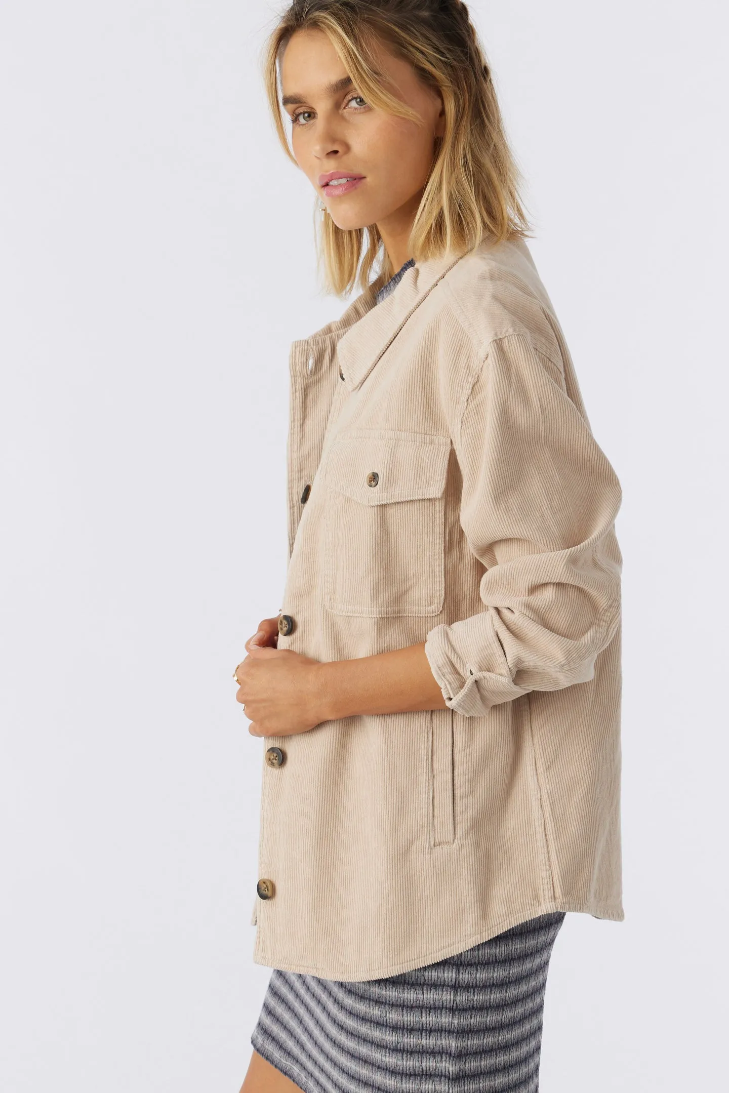 TIDAL CORDUROY BUTTON-UP JACKET sold by O'Neill product image thumbnail 4