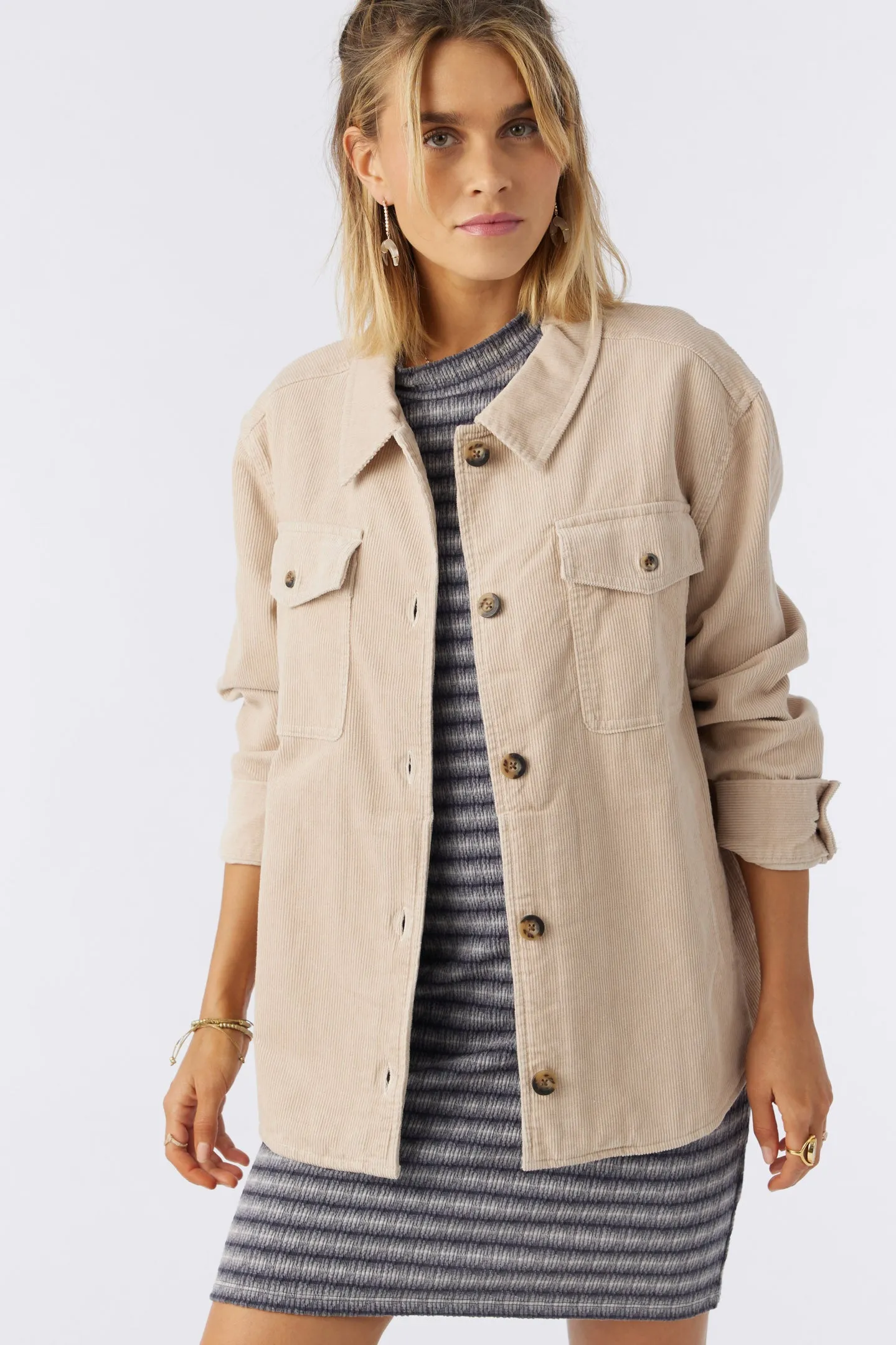 TIDAL CORDUROY BUTTON-UP JACKET sold by O'Neill product image thumbnail 2