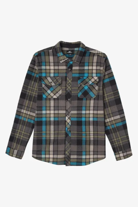 GLACIER PLAID SUPERFLEECE SHIRT sold by O'Neill