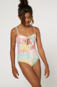 GIRL'S OLIVIA TIE FRONT ONE PIECE sold by O'Neill