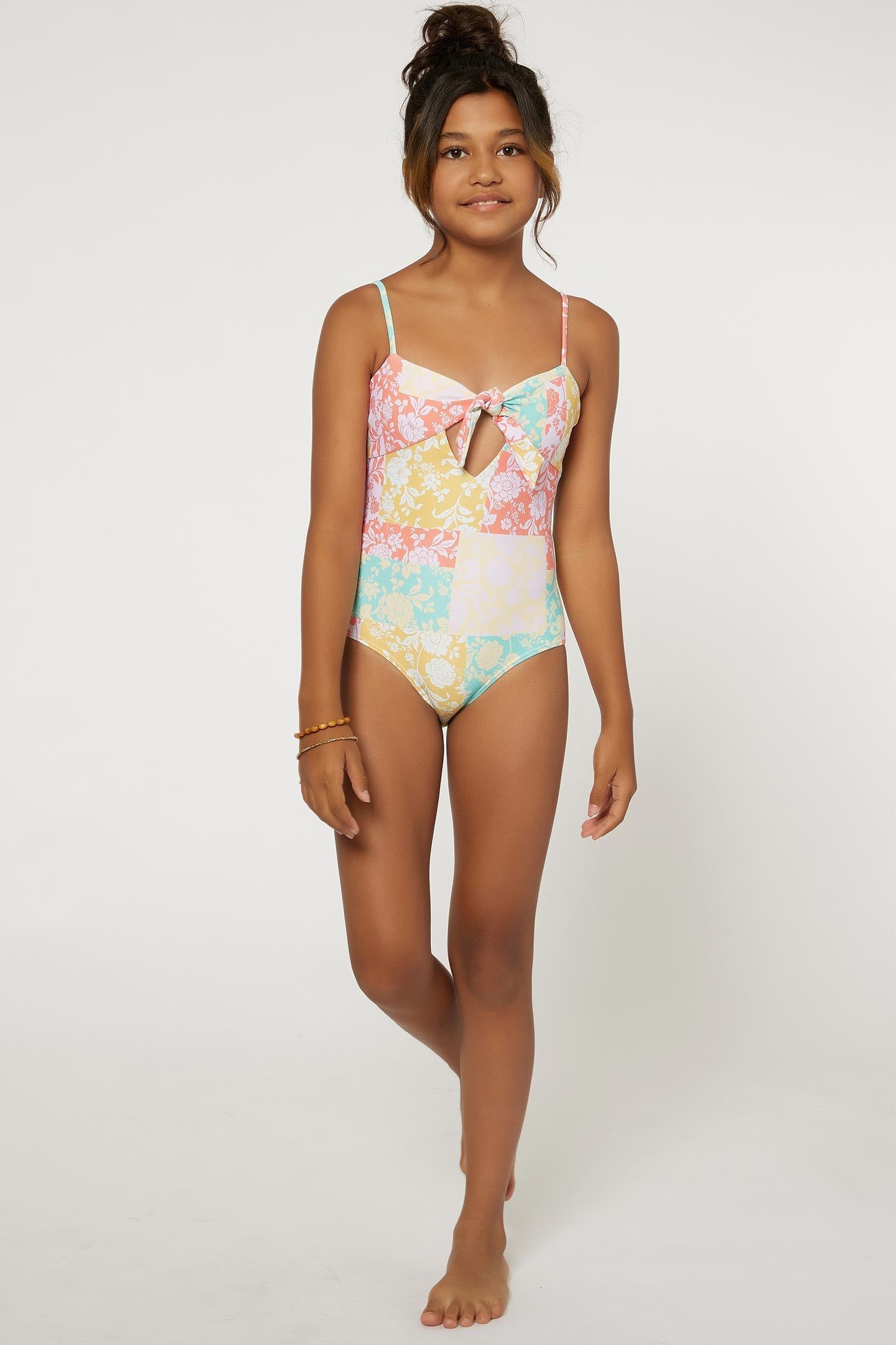 GIRL'S OLIVIA TIE FRONT ONE PIECE sold by O'Neill product image thumbnail 2