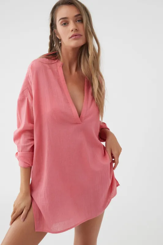 SALTWATER SOLIDS BELIZIN COVER-UP TUNIC sold by O'Neill
