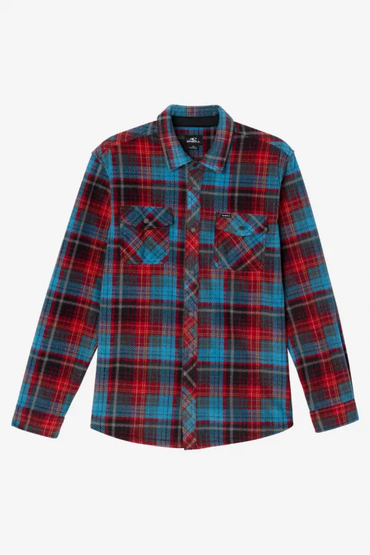 GLACIER PLAID SUPERFLEECE SHIRT sold by O'Neill