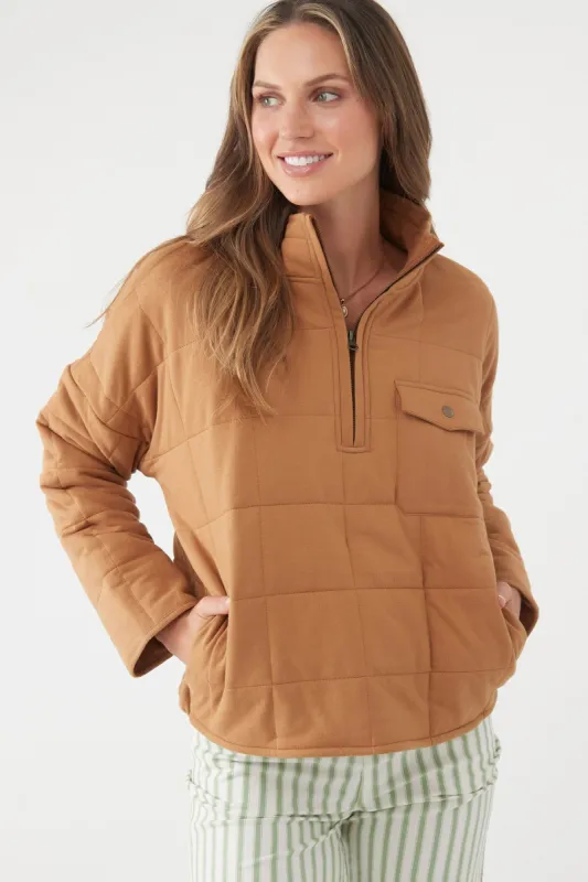 MABLE QUILTED PULLOVER JACKET made by O'Neill