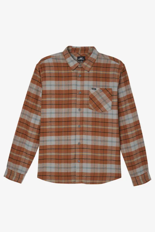 REDMOND PLAID STRETCH FLANNEL SHIRT sold by O'Neill