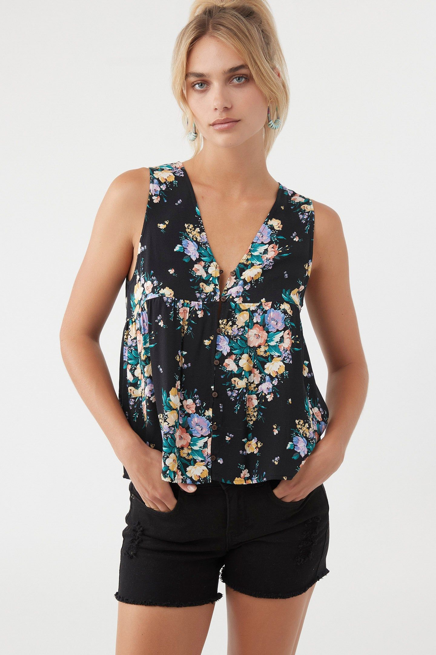 CHRYSTIE FLORAL TOP sold by O'Neill product image thumbnail 4