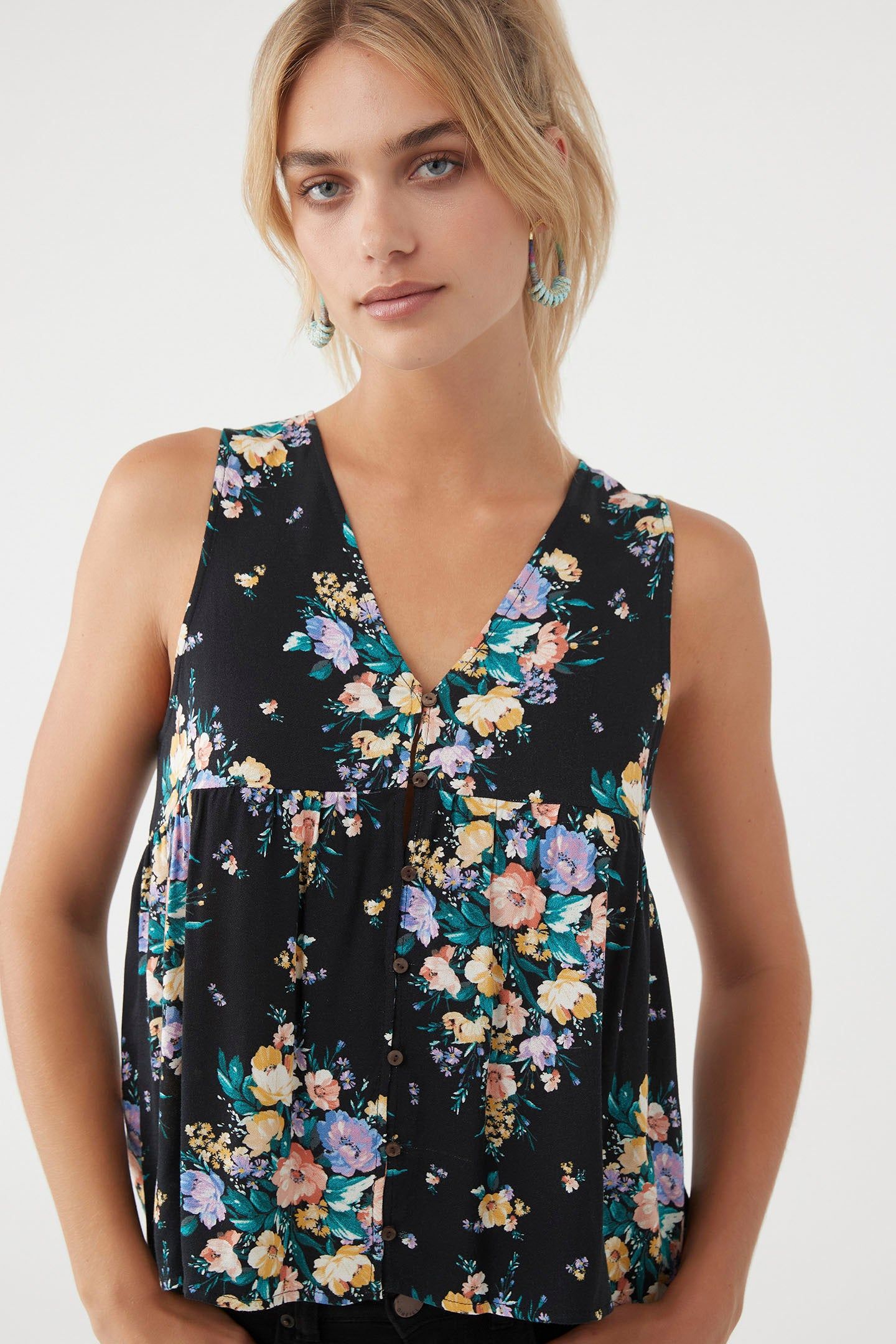 CHRYSTIE FLORAL TOP sold by O'Neill product image thumbnail 6