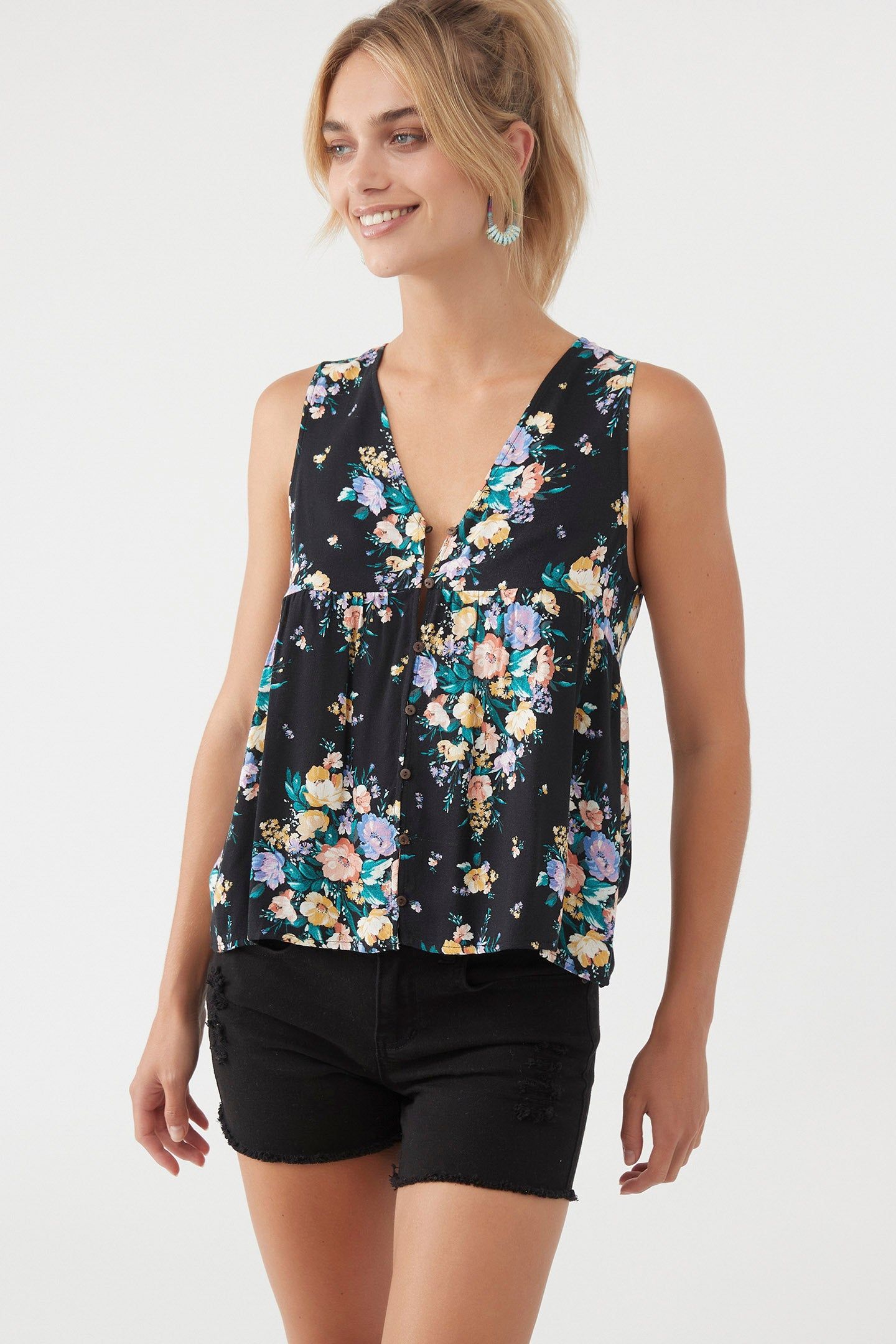 CHRYSTIE FLORAL TOP sold by O'Neill product image thumbnail 5