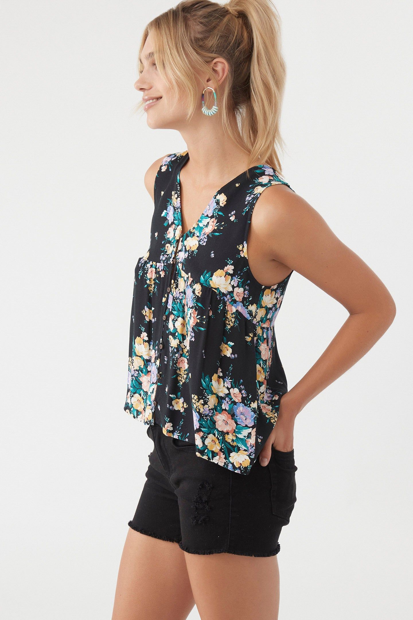CHRYSTIE FLORAL TOP sold by O'Neill product image thumbnail 8