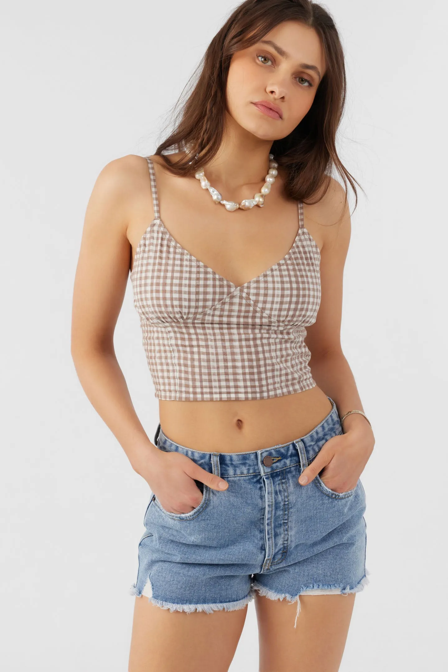 KALIA CECE GINGHAM TOP sold by O'Neill product image thumbnail 4