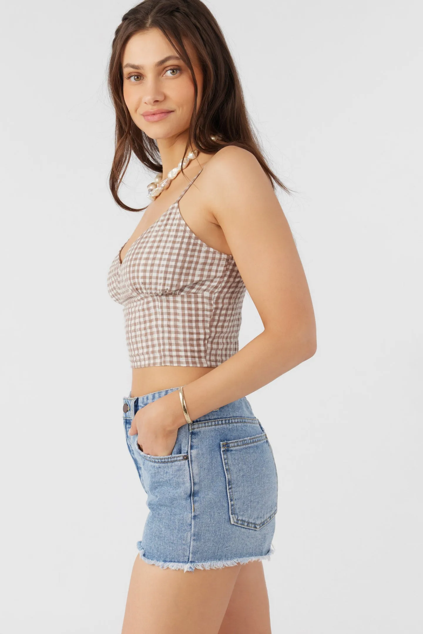 KALIA CECE GINGHAM TOP sold by O'Neill product image thumbnail 5