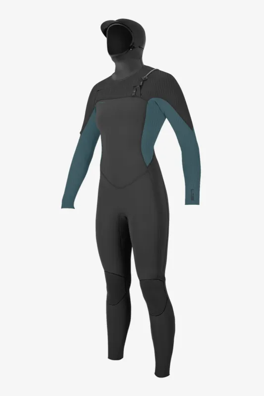 WOMEN'S HYPERFREAK 5/4+MM CHEST ZIP FULL WETSUIT W/ HOOD sold by O'Neill