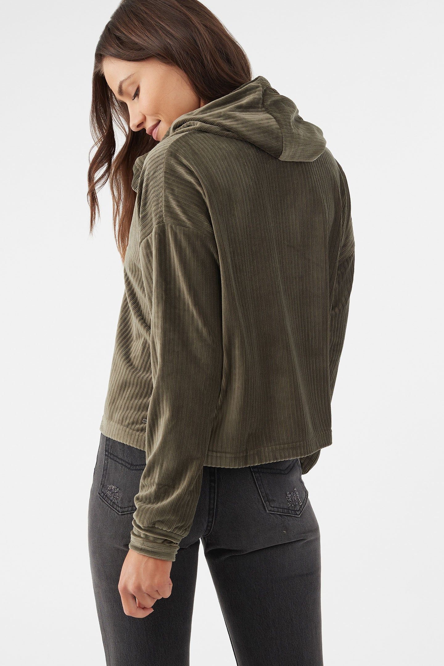 LIKELY HOODED VELOUR RIB PULLOVER sold by O'Neill product image thumbnail 4