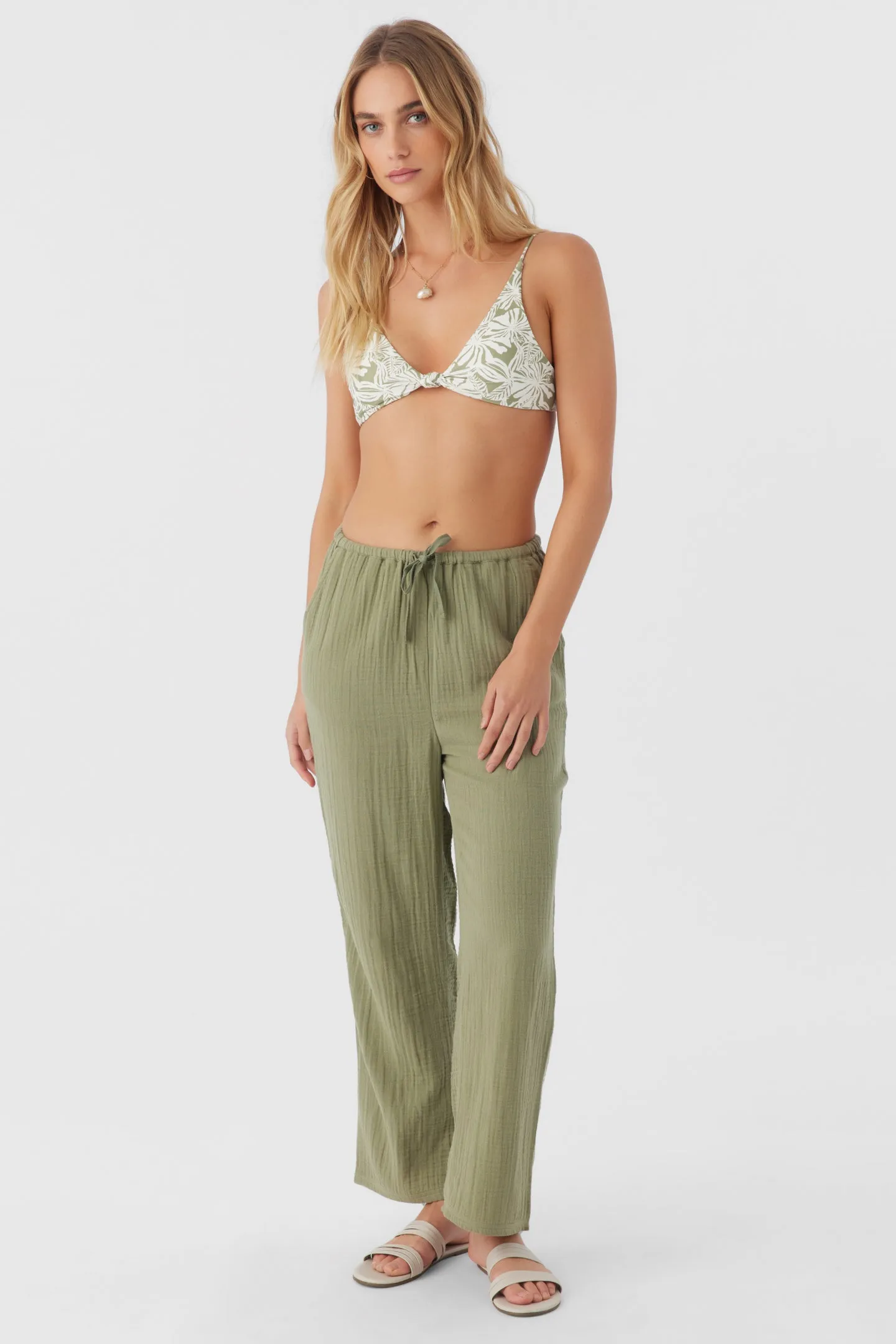BRENDA CRINKLE DOUBLE GAUZE BEACH PANTS sold by O'Neill