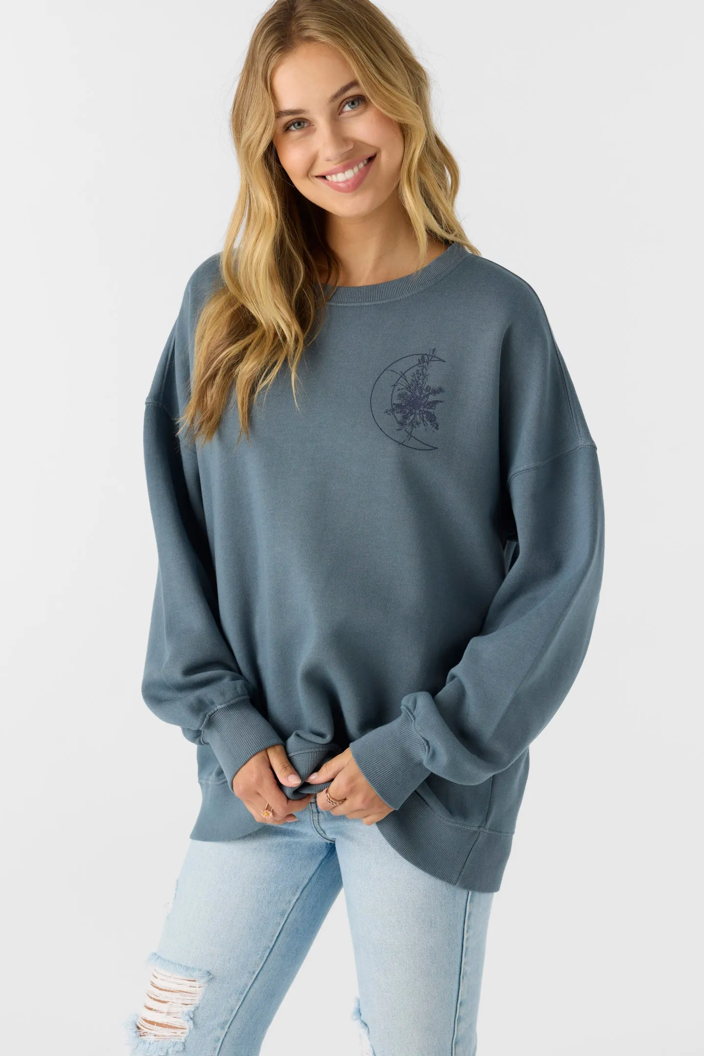 CHOICE CREWNECK OVERSIZED-FIT FLEECE PULLOVER sold by O'Neill