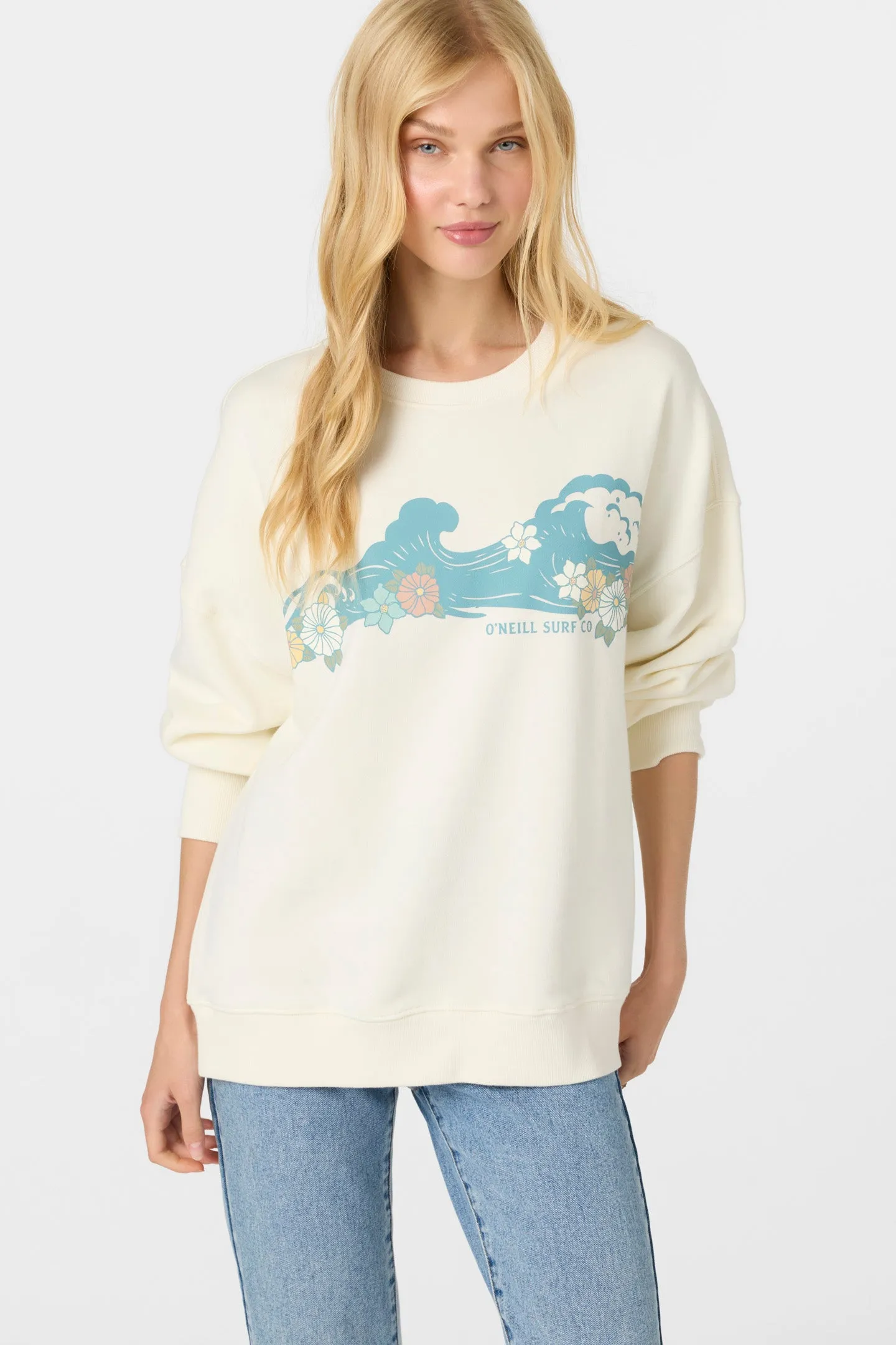 Choice Crewneck Oversized-Fit Fleece Pullover sold by O'Neill product image thumbnail 5