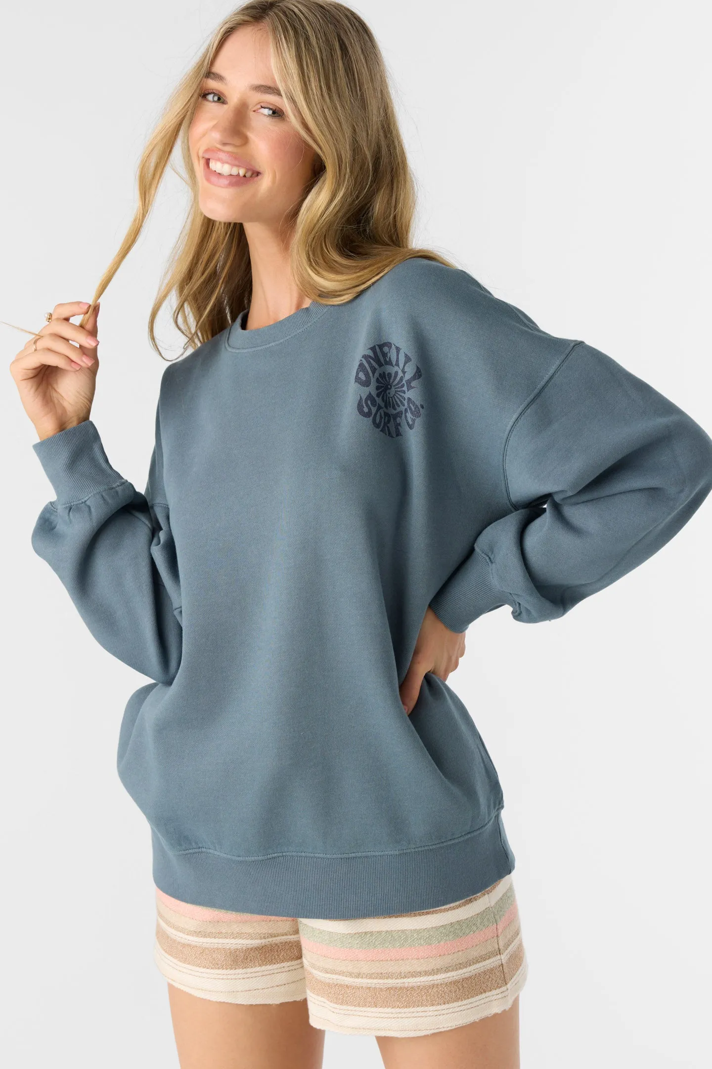 CHOICE CREWNECK OVERSIZED-FIT FLEECE PULLOVER sold by O'Neill product image thumbnail 2