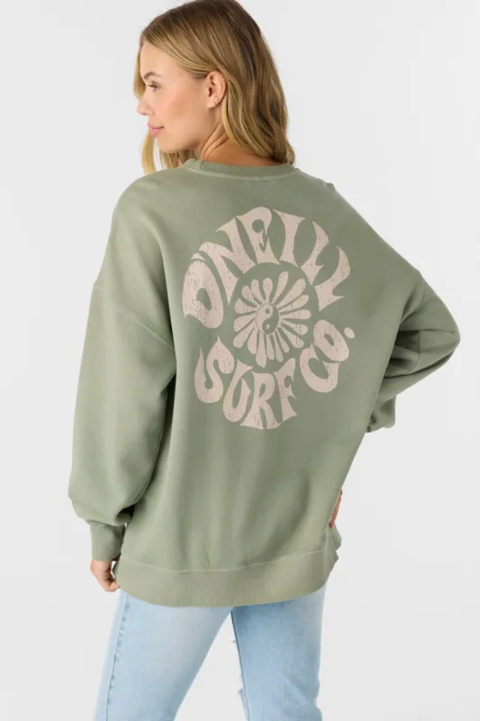 Choice Crewneck Oversized-Fit Fleece Pullover sold by O'Neill