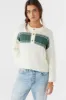 OCEANFRONT STRIPE HENLEY LONG SLEEVE SWEATER sold by O'Neill