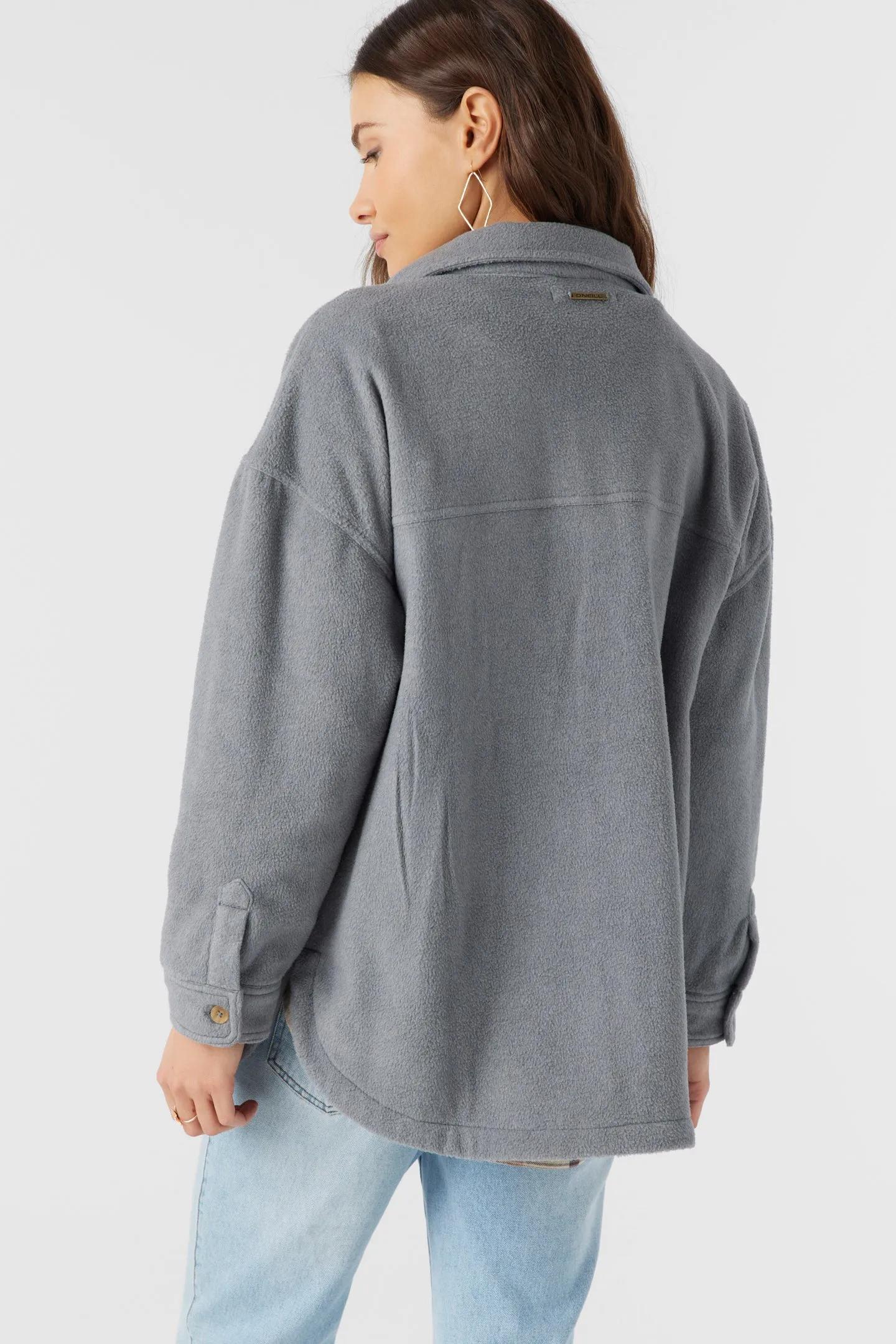 Rune Solid Superfleece Oversized Fit Shacket sold by O'Neill product image thumbnail 2