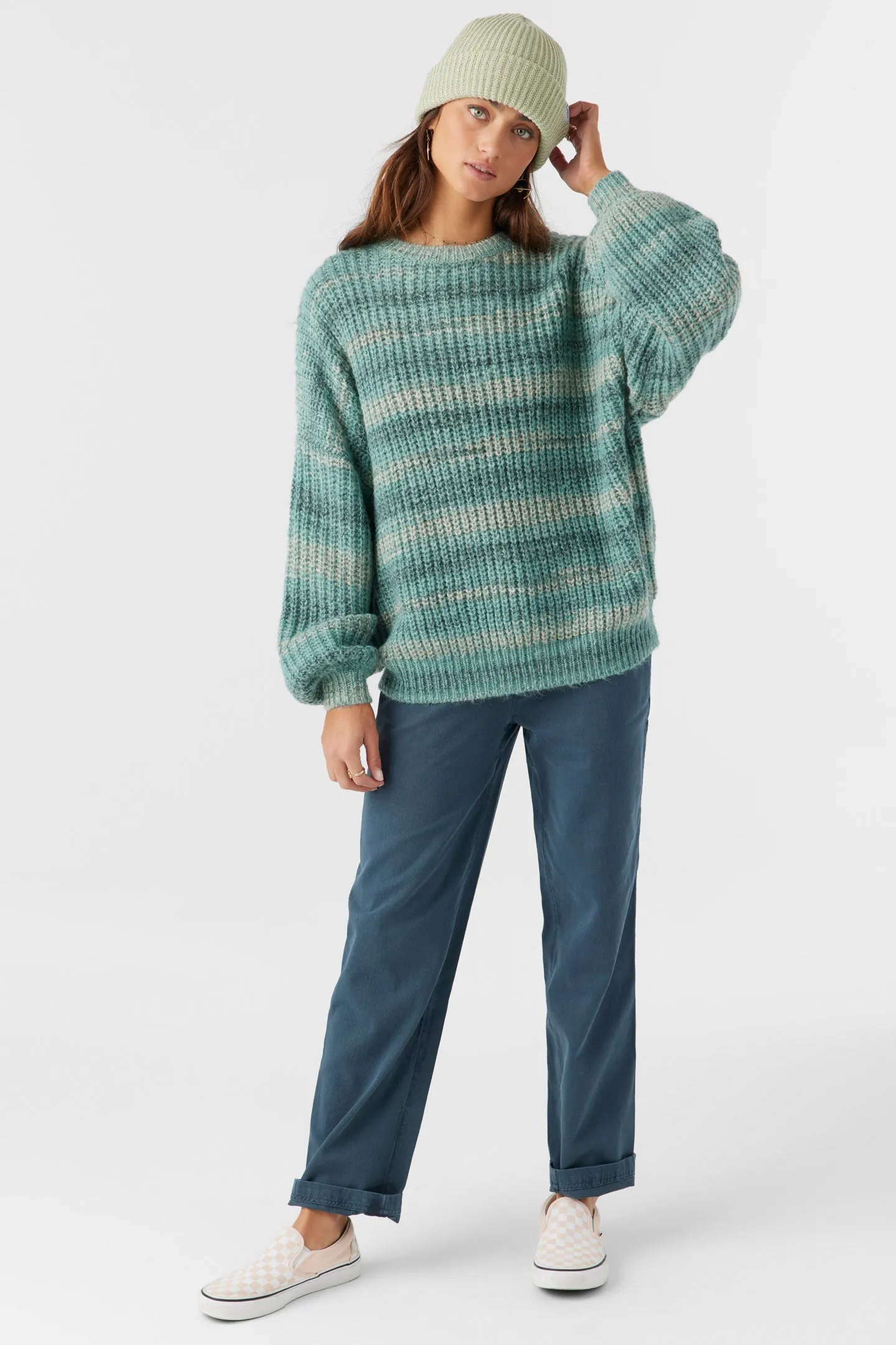 Bayou Ombre Stripe Slouchy Sweater sold by O'Neill product image thumbnail 3
