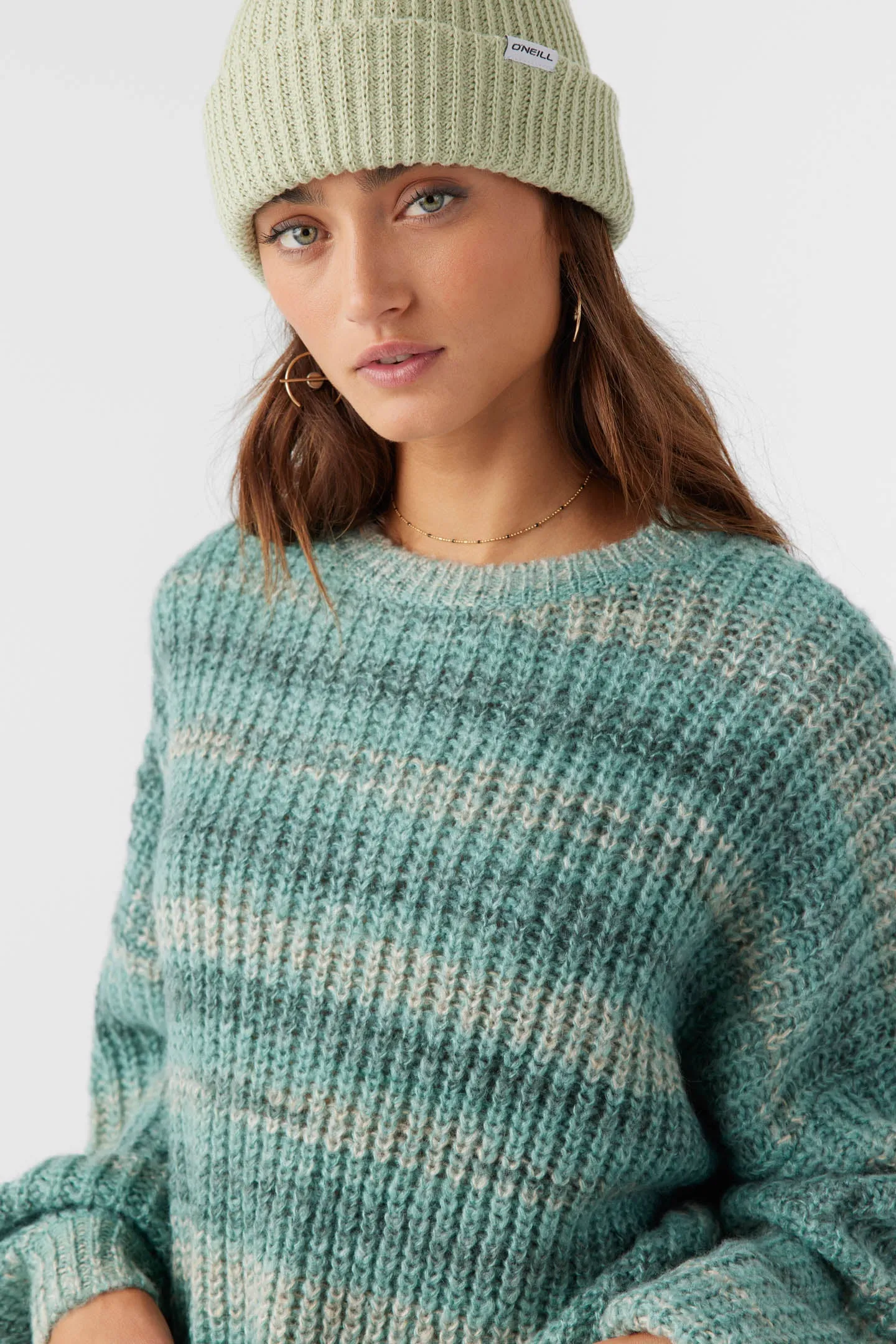 Bayou Ombre Stripe Slouchy Sweater sold by O'Neill product image thumbnail 4