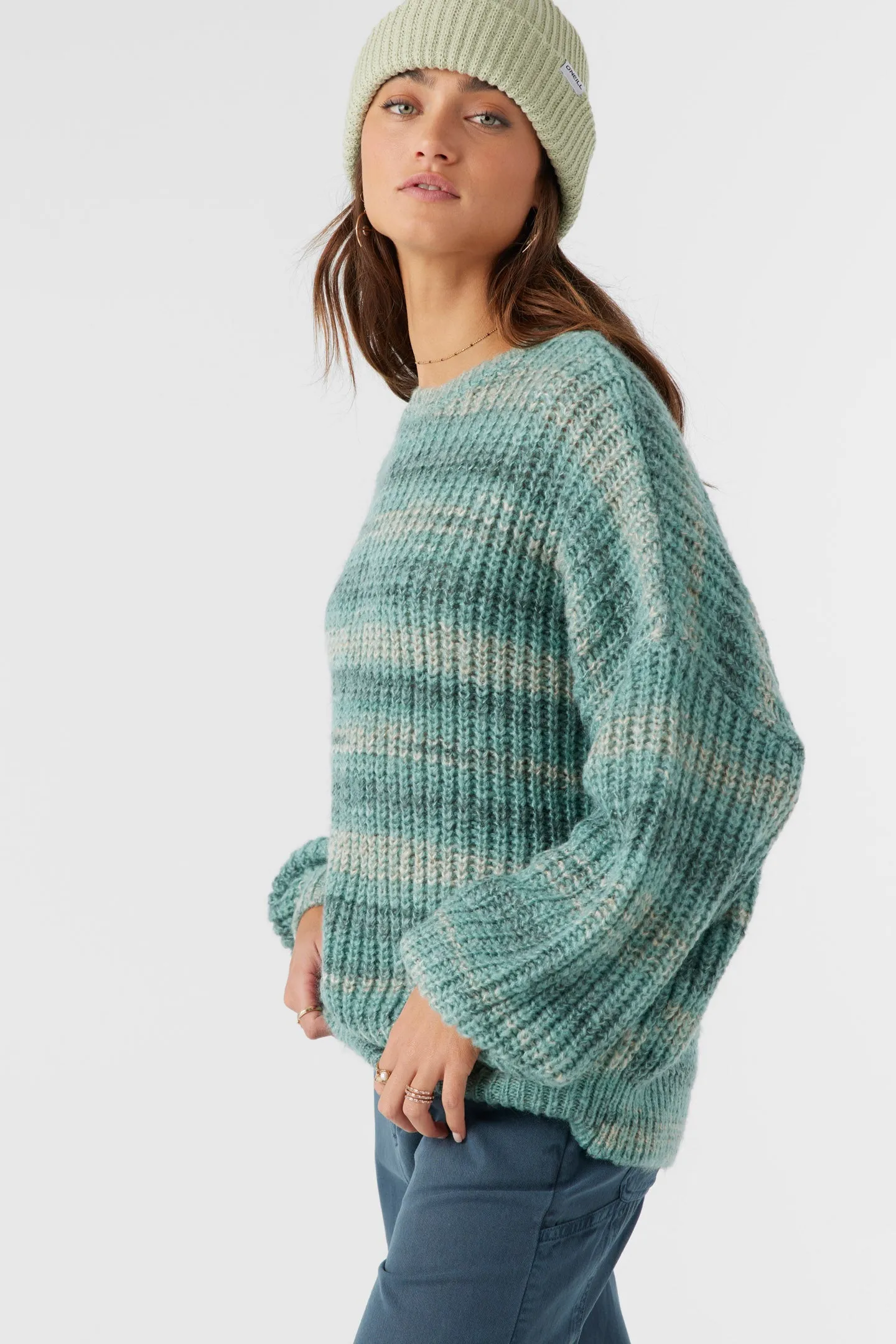 Bayou Ombre Stripe Slouchy Sweater sold by O'Neill product image thumbnail 5