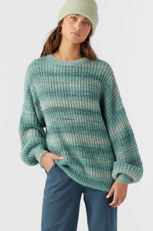 Bayou Ombre Stripe Slouchy Sweater sold by O'Neill