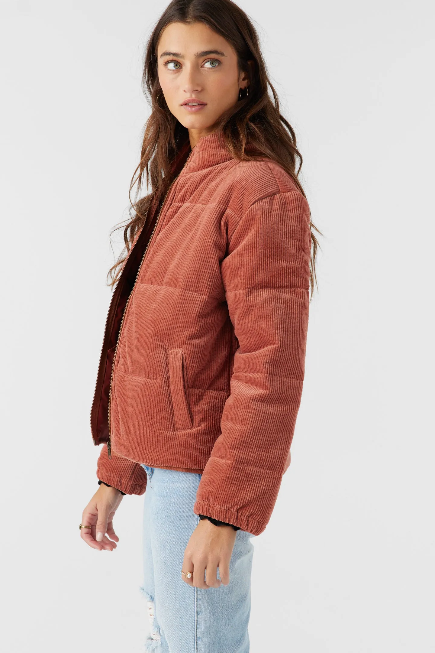 Novah Corduroy Quilted Zip Jacket sold by O'Neill product image thumbnail 5