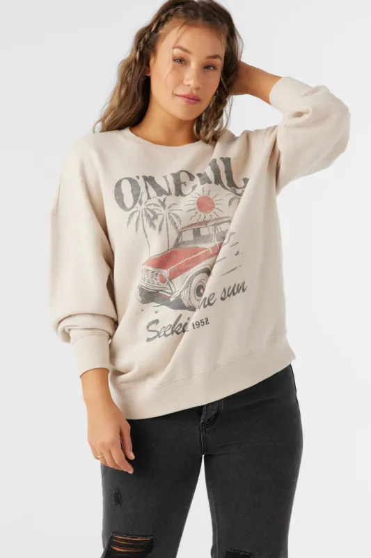 Choice Crewneck Oversized-Fit Fleece Pullover sold by O'Neill