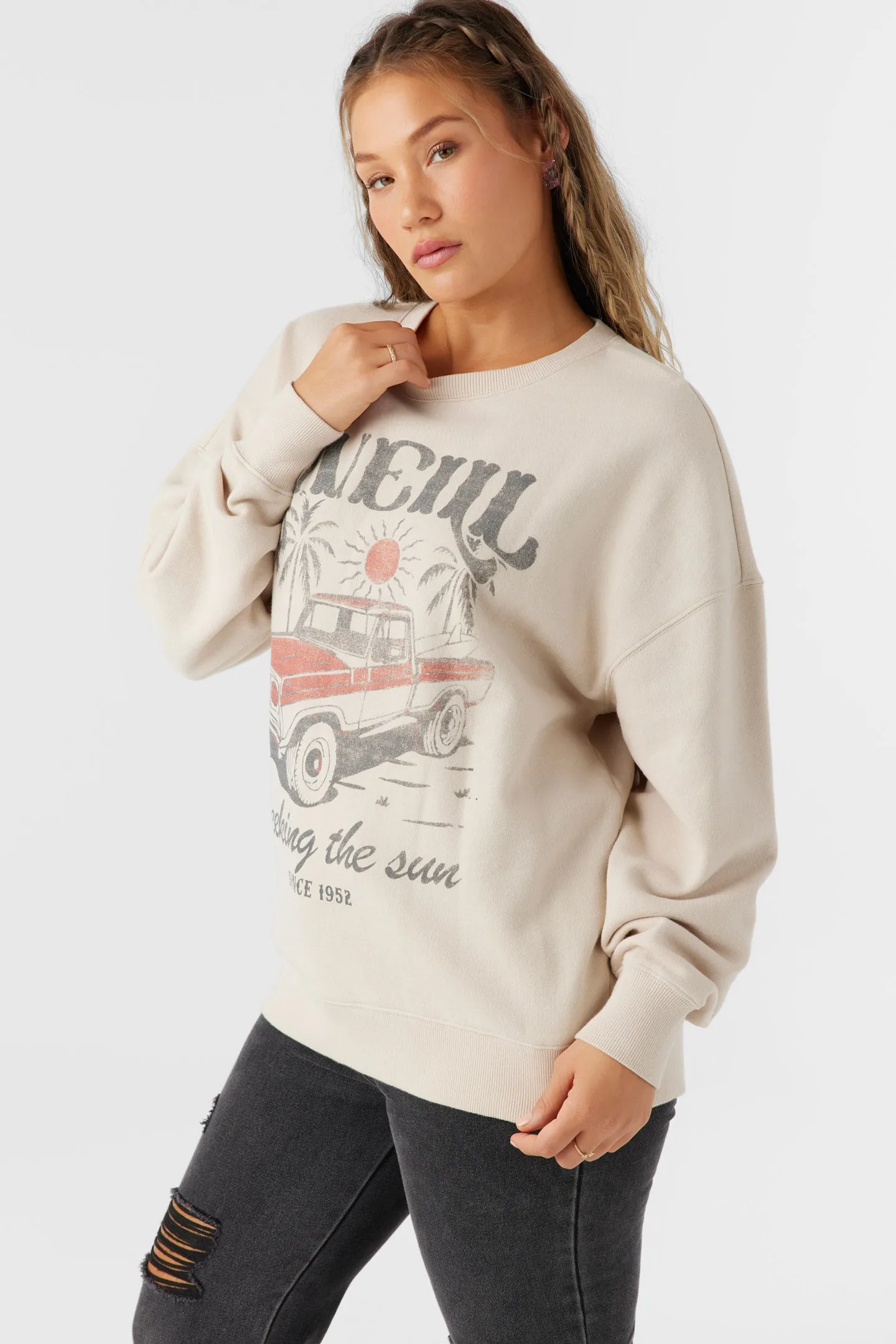 Choice Crewneck Oversized-Fit Fleece Pullover sold by O'Neill product image thumbnail 5