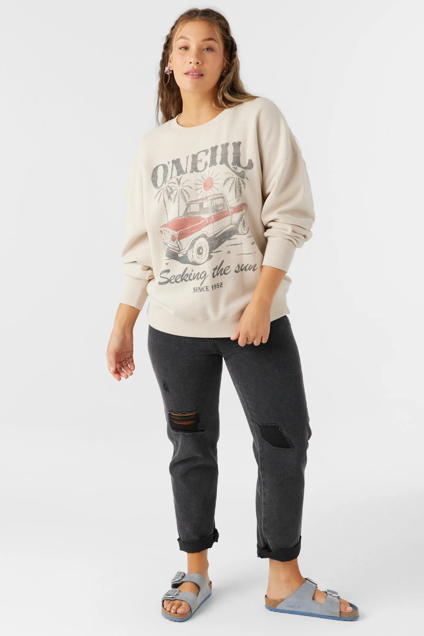 Choice Crewneck Oversized-Fit Fleece Pullover sold by O'Neill product image thumbnail 3