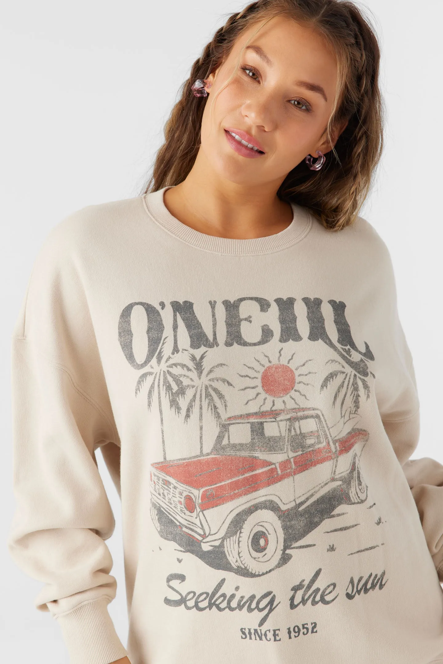 Choice Crewneck Oversized-Fit Fleece Pullover sold by O'Neill product image thumbnail 4
