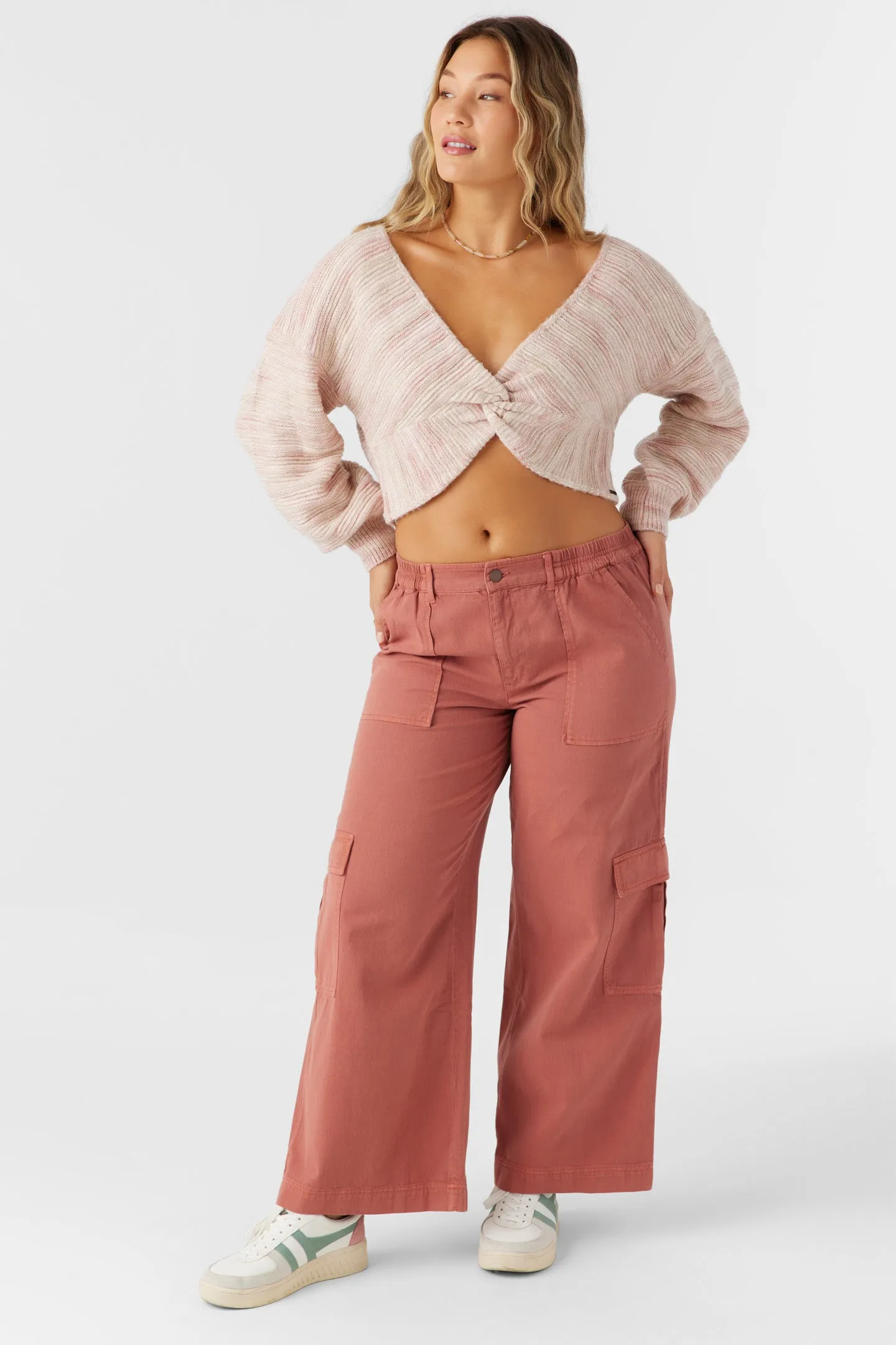 Hillside Stripe Twist Front Two-Way Sweater sold by O'Neill product image thumbnail 3