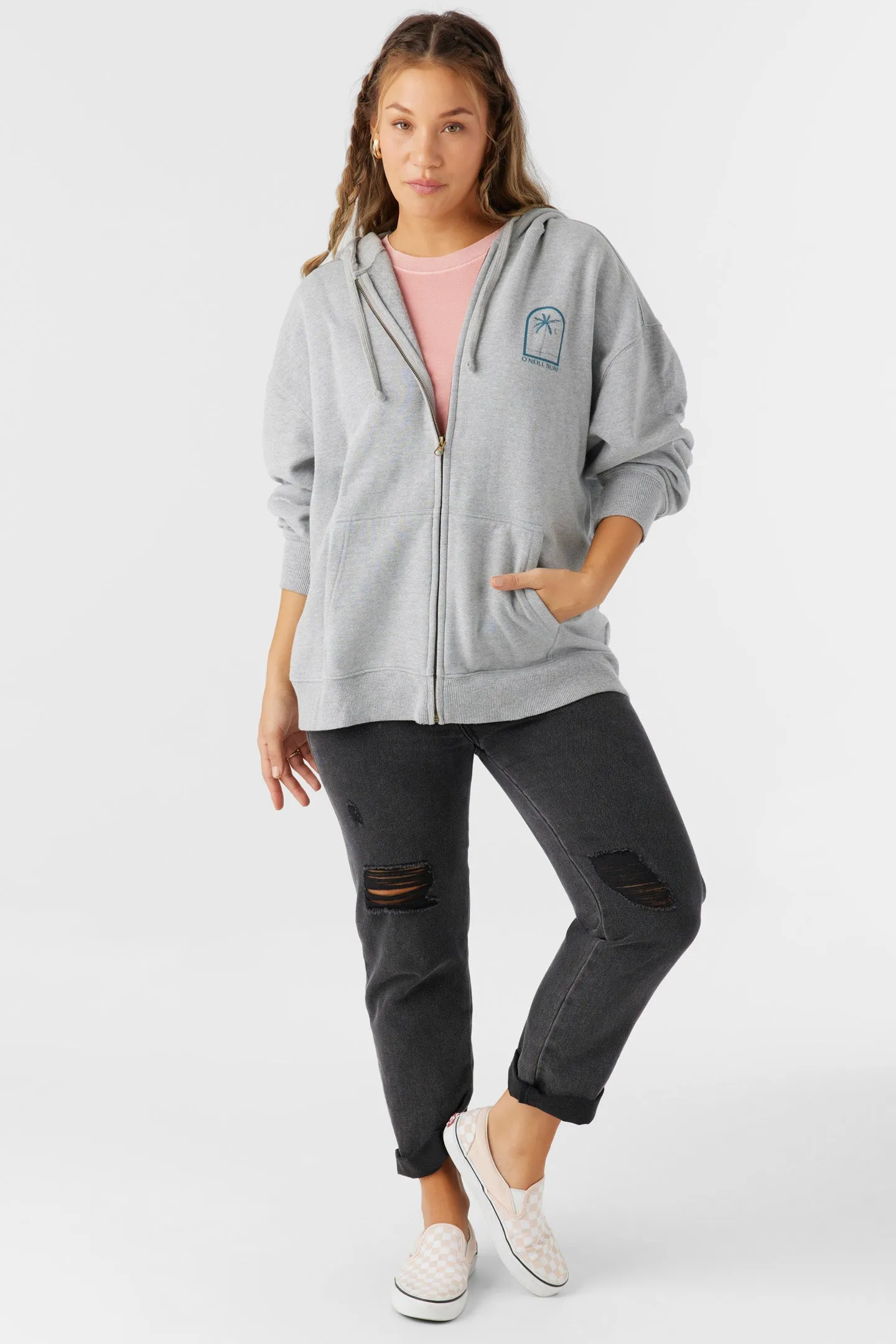 Byron Hooded Oversized Zip Fleece Jacket sold by O'Neill product image thumbnail 3