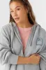 BYRON HOODED OVERSIZED ZIP FLEECE JACKET sold by O'Neill
