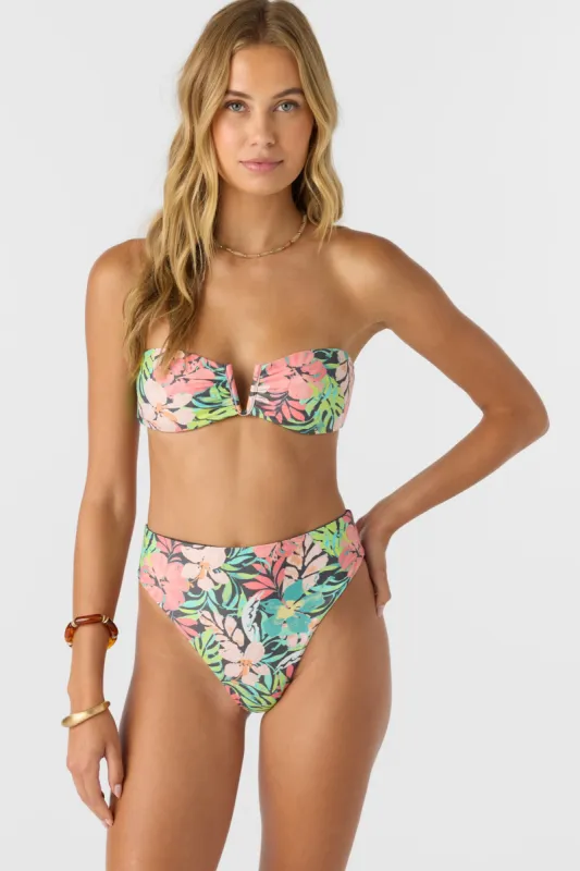 BELLA TROPICAL GOLD COAST BANDEAU TOP sold by O'Neill