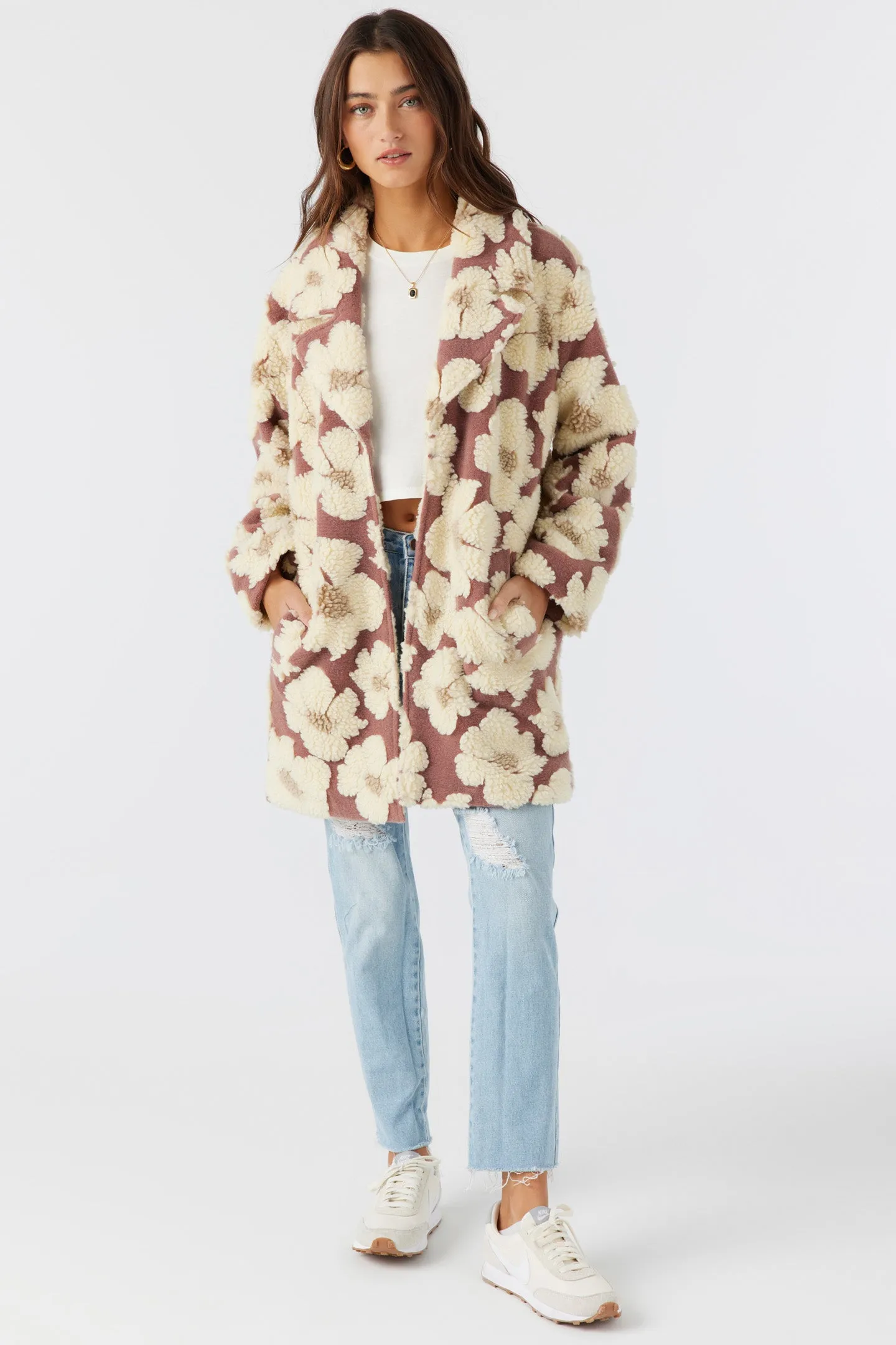HARPER HIGH PILE FLORAL JACKET sold by O'Neill product image thumbnail 3