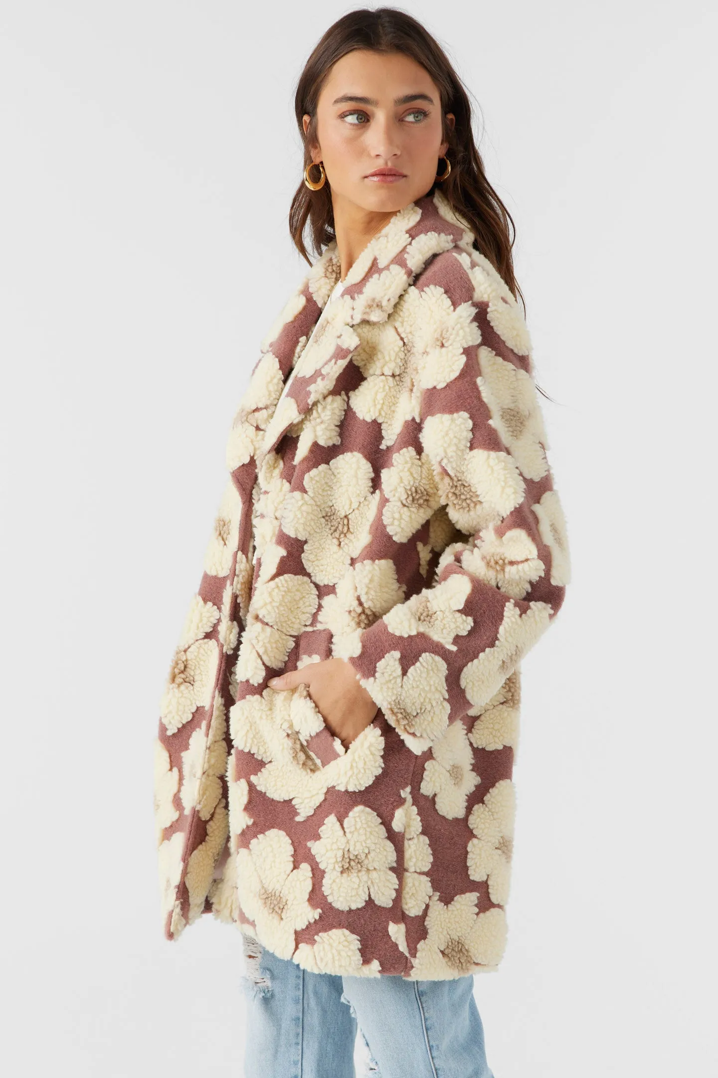 HARPER HIGH PILE FLORAL JACKET sold by O'Neill product image thumbnail 5