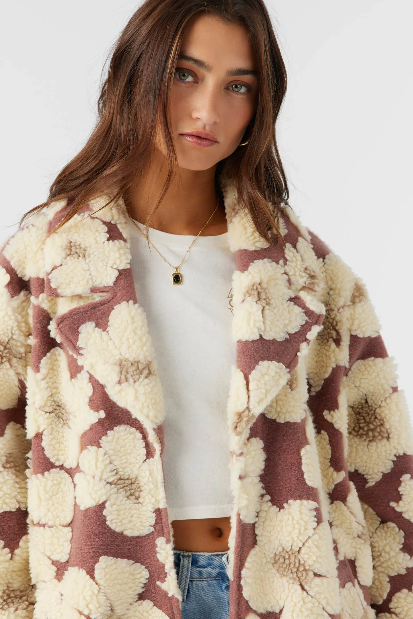 HARPER HIGH PILE FLORAL JACKET sold by O'Neill product image thumbnail 4