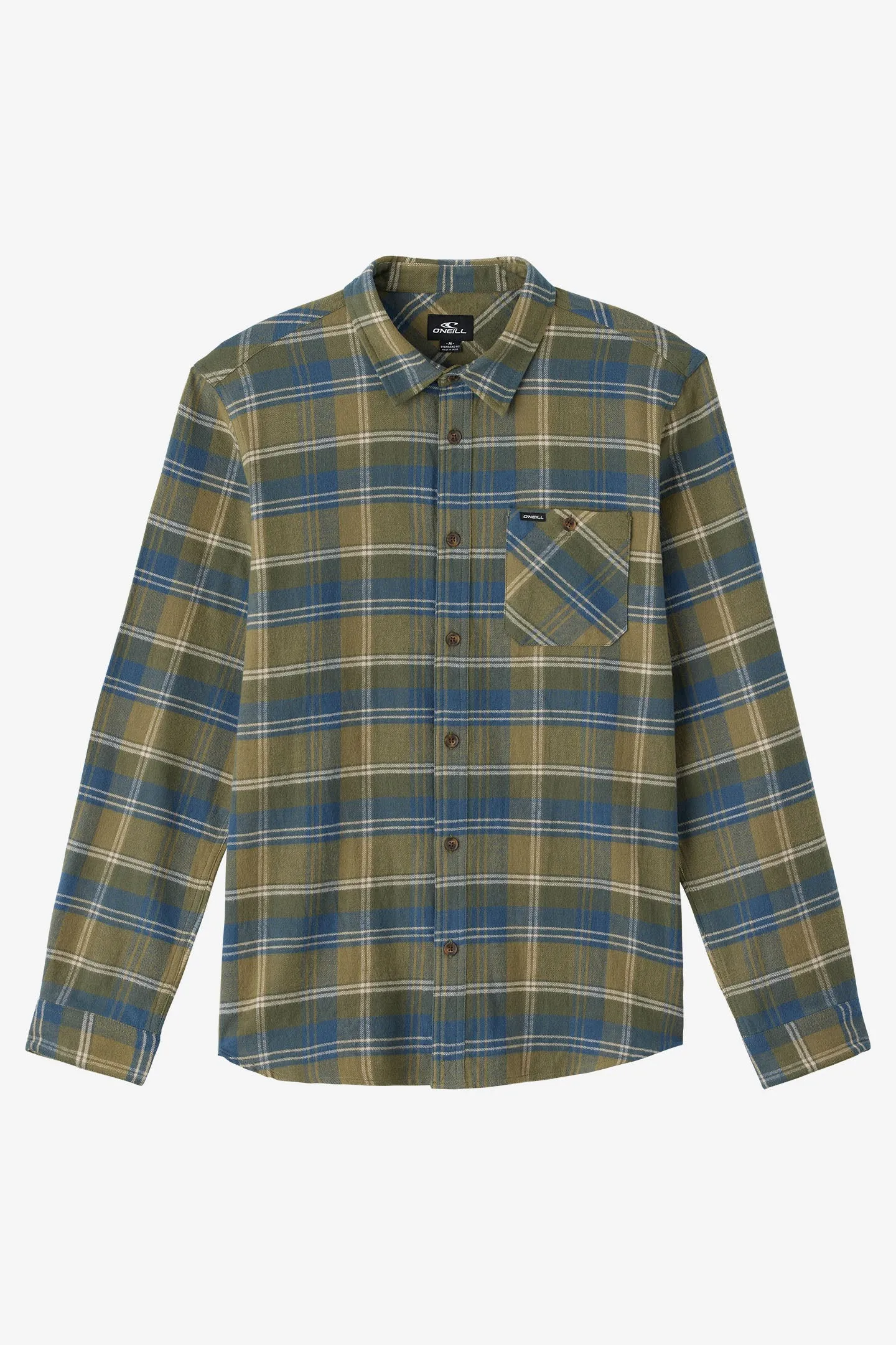 Redmond Plaid Standard Fit Long Sleeve Shirt sold by O'Neill