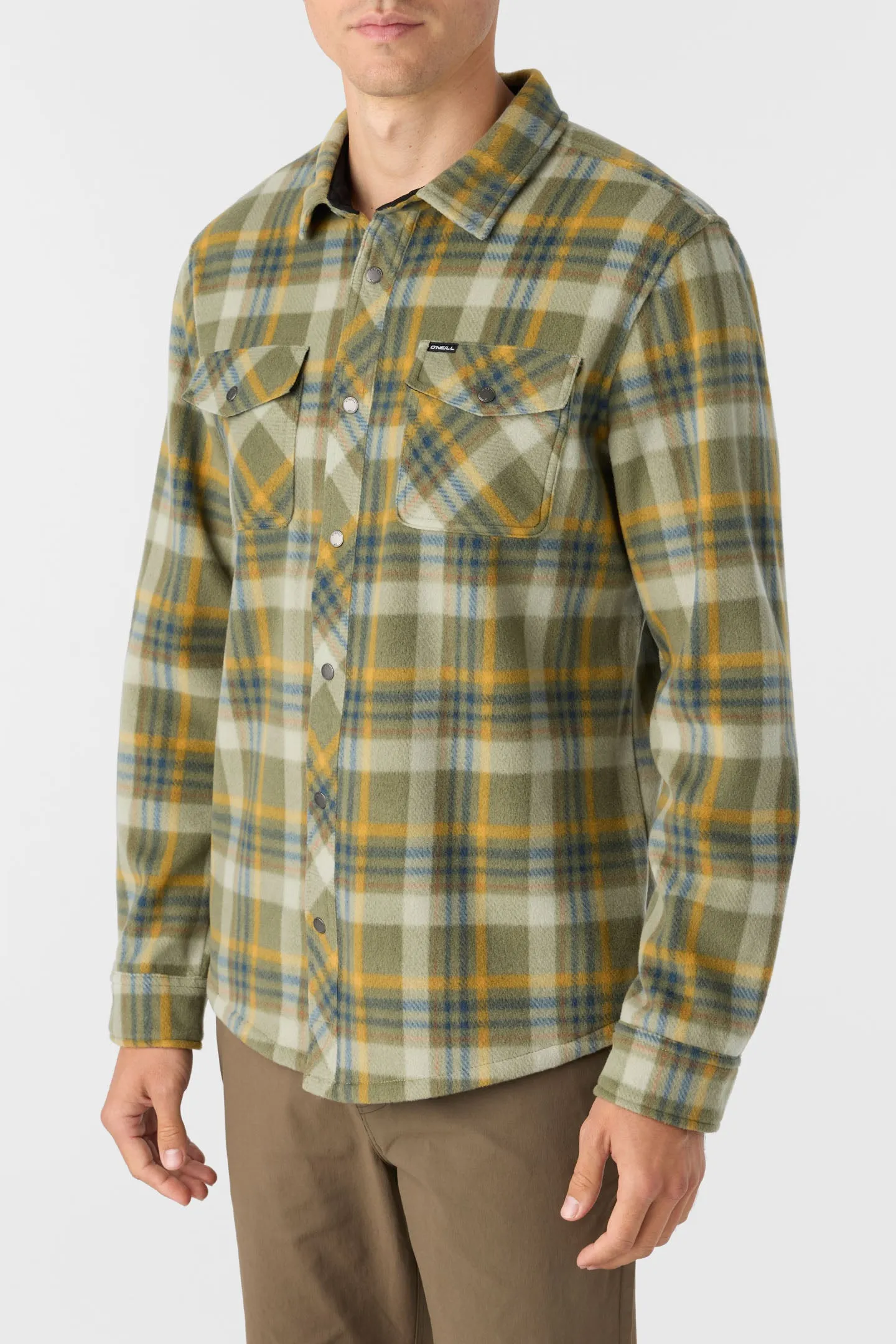 Glacier Plaid Superfleece Standard Fit Shirt sold by O'Neill product image thumbnail 3