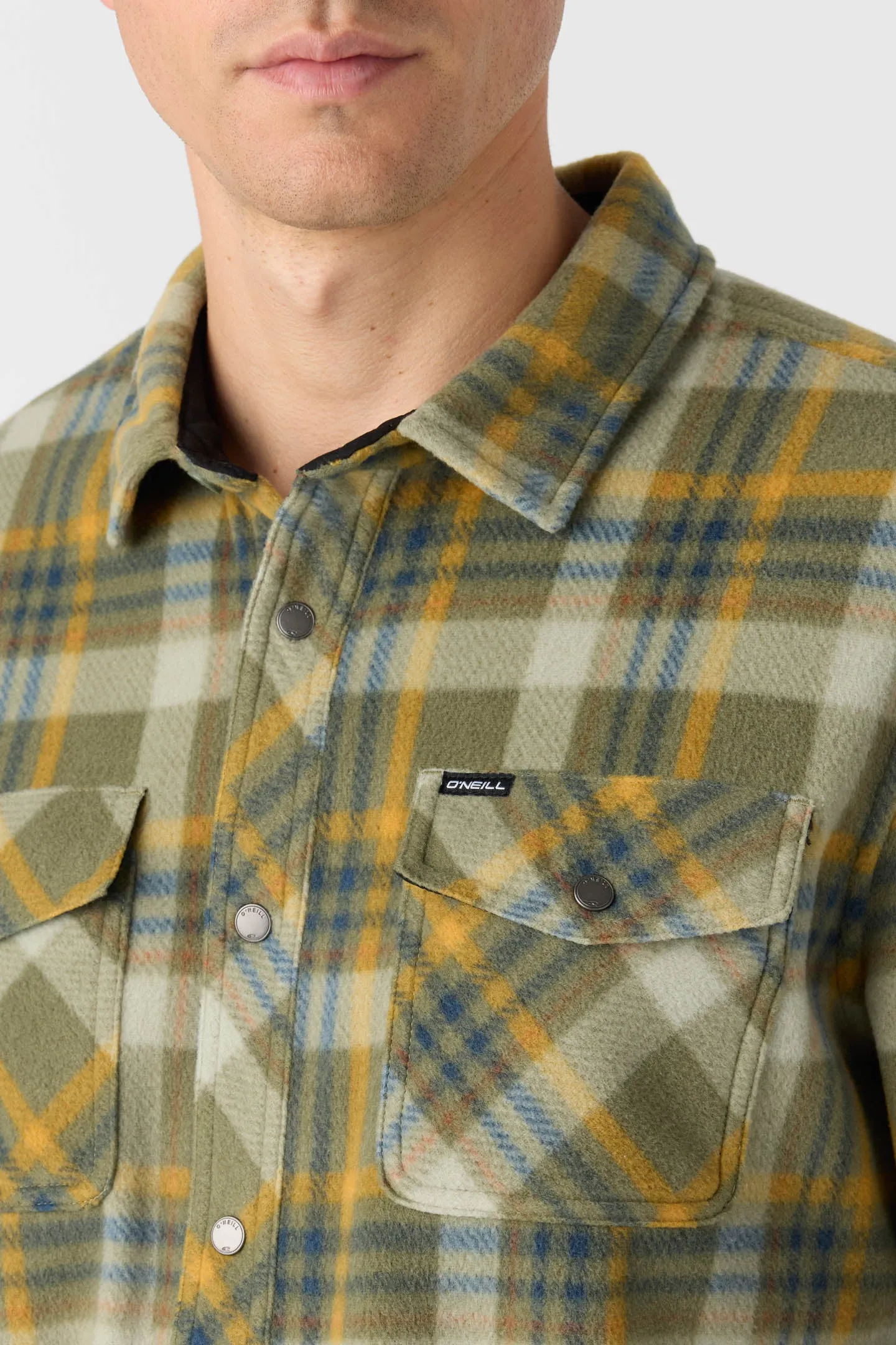 Glacier Plaid Superfleece Standard Fit Shirt sold by O'Neill product image thumbnail 4