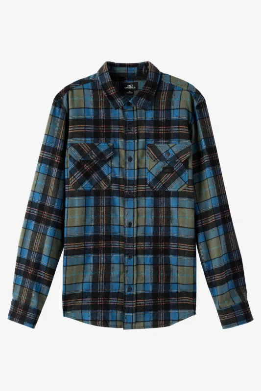 DUNE FLANNEL STANDARD FIT LONG SLEEVE SHIRT sold by O'Neill