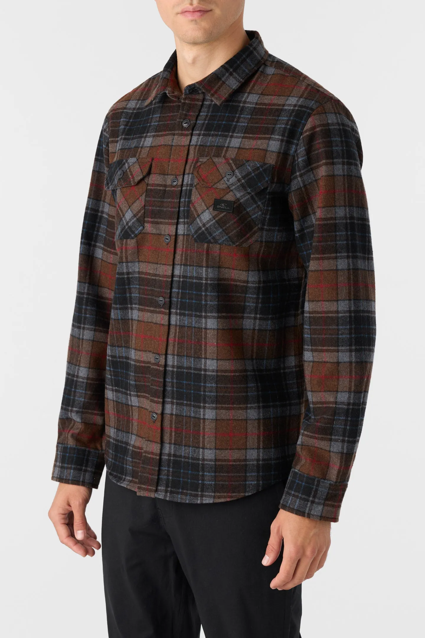 Dune Flannel Standard Fit Long Sleeve Shirt sold by O'Neill product image thumbnail 3
