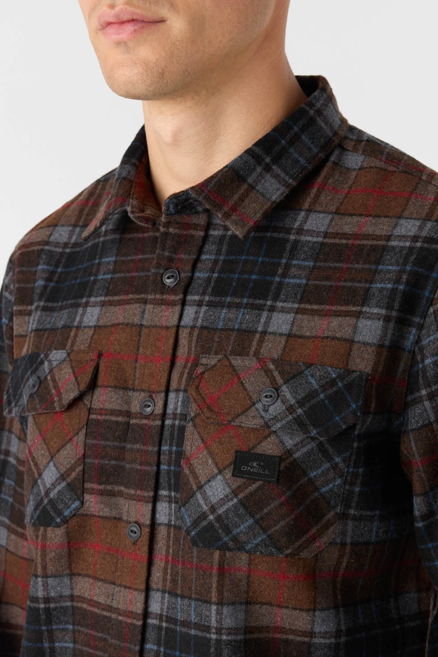 Dune Flannel Standard Fit Long Sleeve Shirt sold by O'Neill product image thumbnail 4