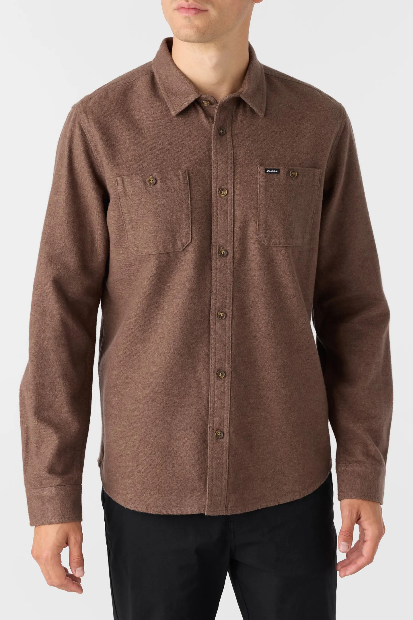 BREAKWATER SOLID FLANNEL STANDARD FIT SHIRT sold by O'Neill product image thumbnail 2